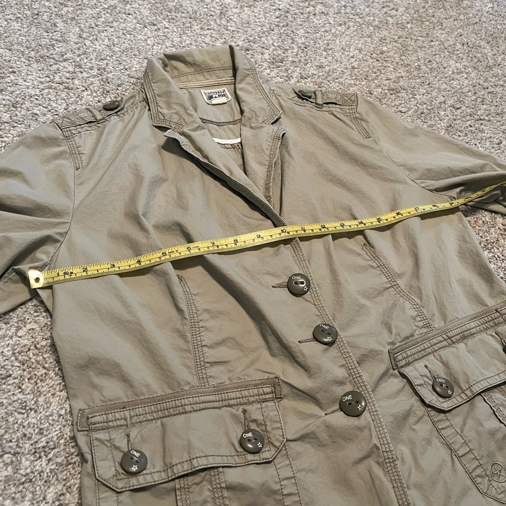 CONVERSE One Star 3/4th sleeve light weight utility style jacket vintage? - Picture 5 of 11